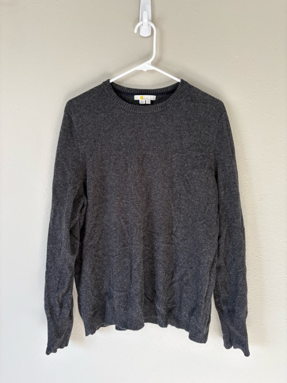 Boden Charcoal Gray Crew Neck Sweater